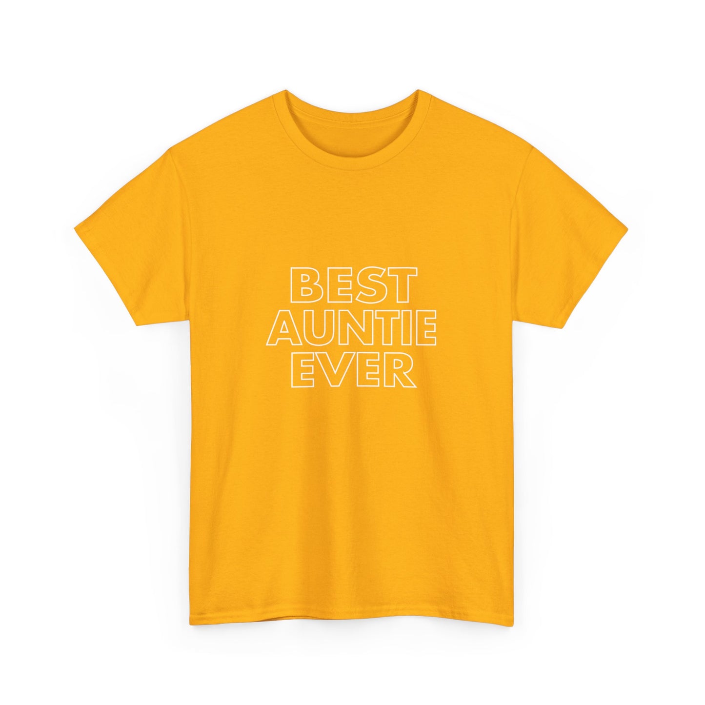 Best Auntie Ever Unisex Cotton Tee, Gift for Aunt, Cute Aunt Shirt, Mother's Day Gift, Family Tee, Everyday Casual Wear