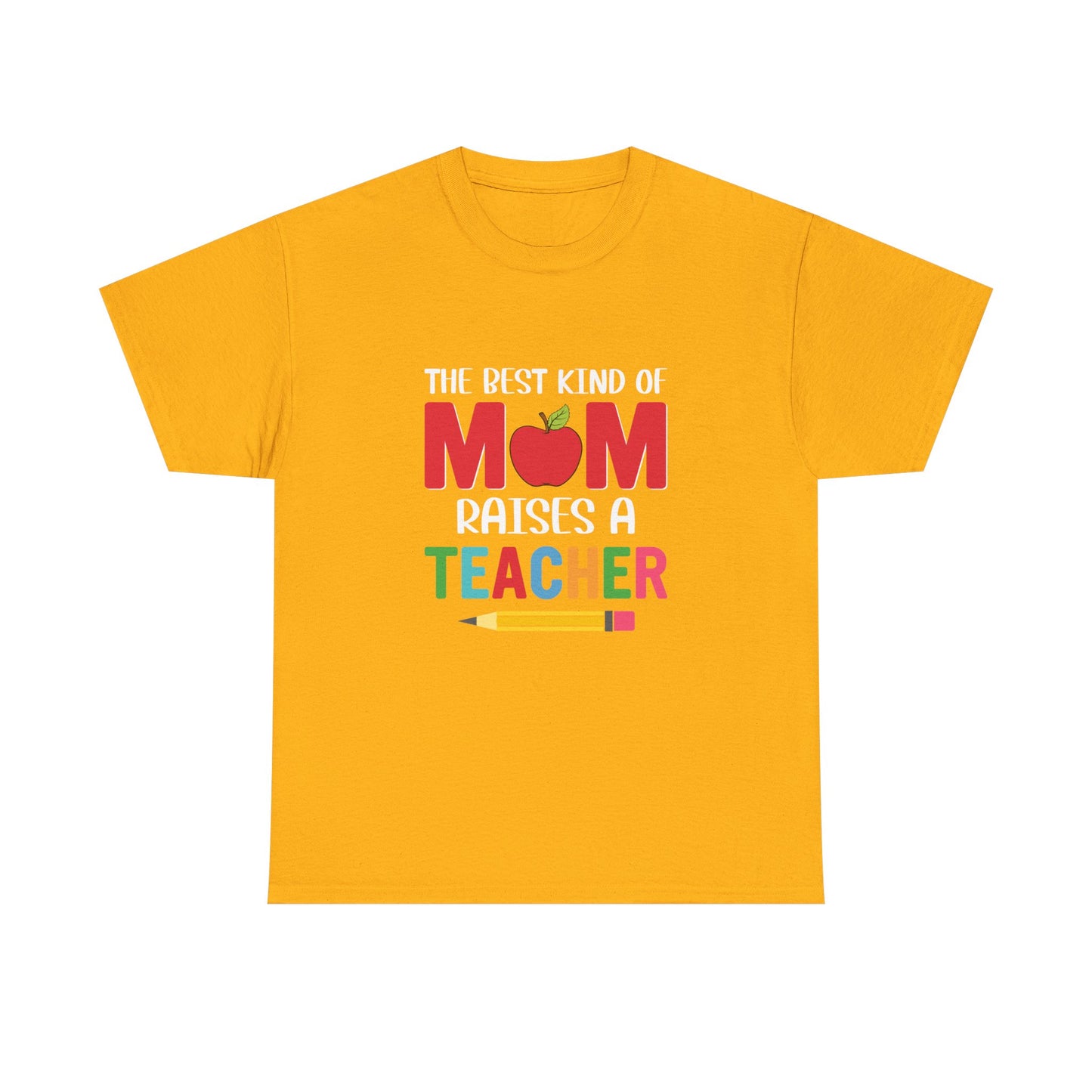 Mom Teacher Tee - Unisex Heavy Cotton, Gift for Teachers, Back to School Shirt, Funny Mom Shirt, Cute Teacher Apparel