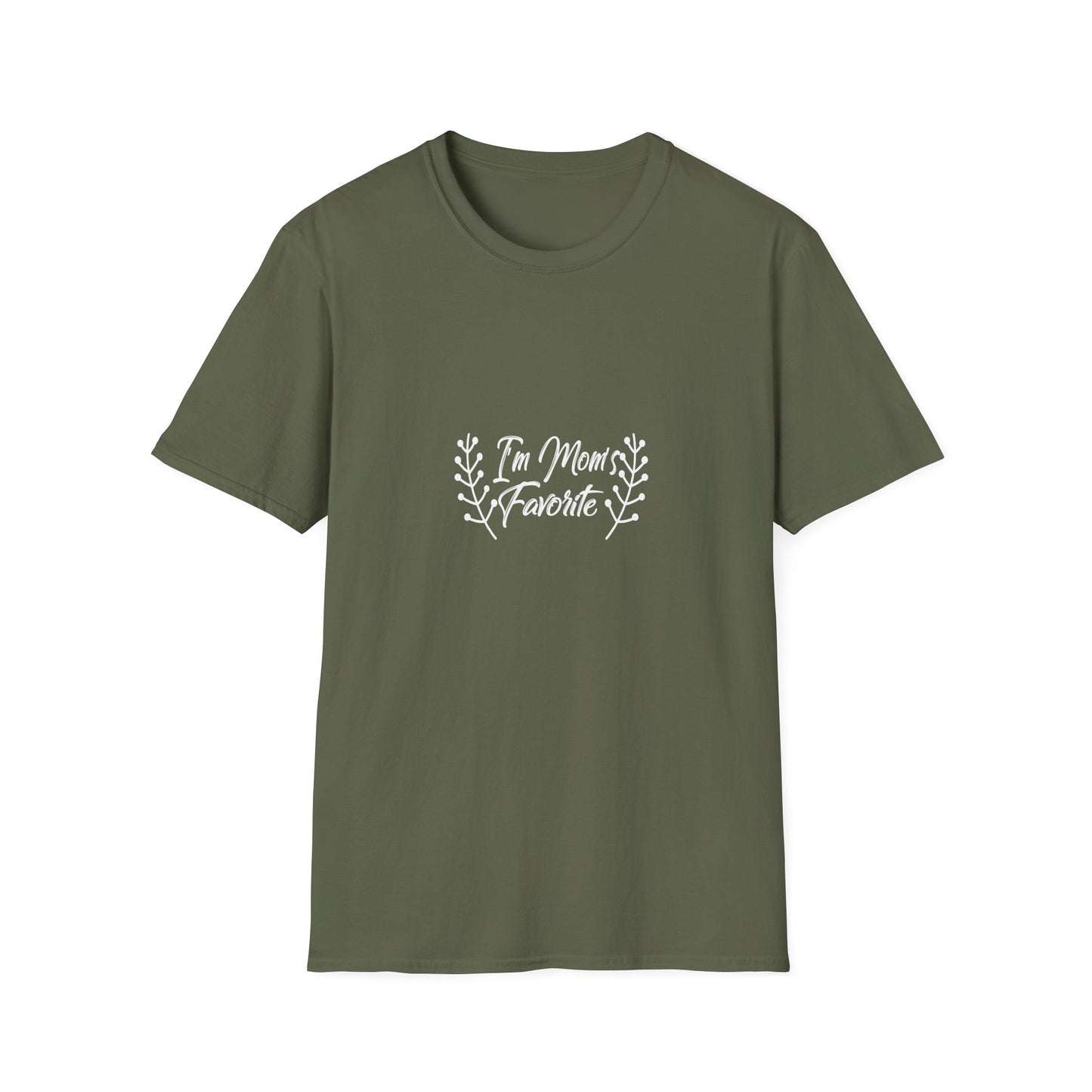 I'm Mom's Favorite T-Shirt, Unisex Tee, Gift for Moms, Casual Wear, Family Reunion, Birthday Gift, Funny Mom Shirt
