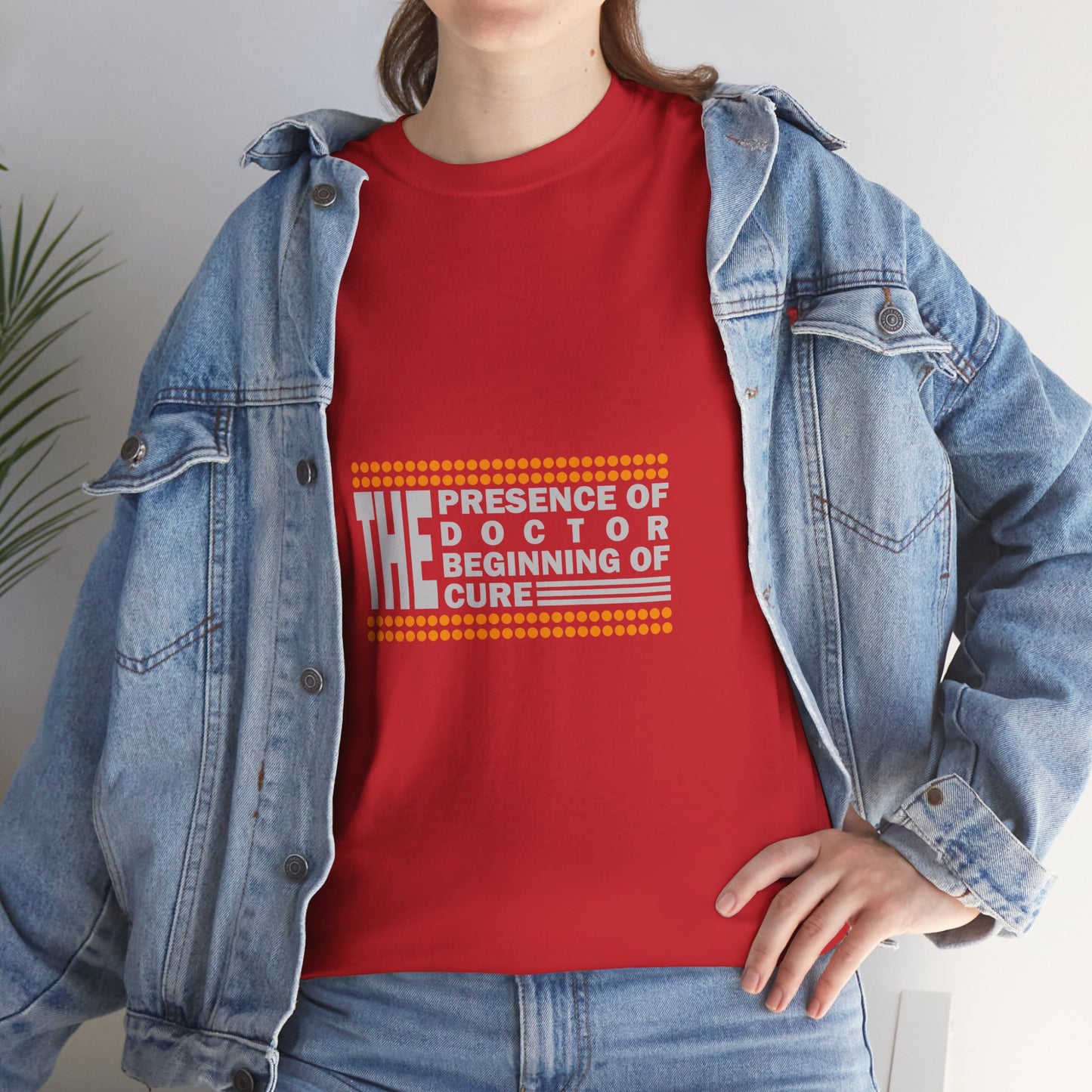 The Presence of Doctor Tee, Unisex T-Shirt, Medical Humor Gift, Doctor's Day, Healthcare Apparel, Patient’s Cure Shirt