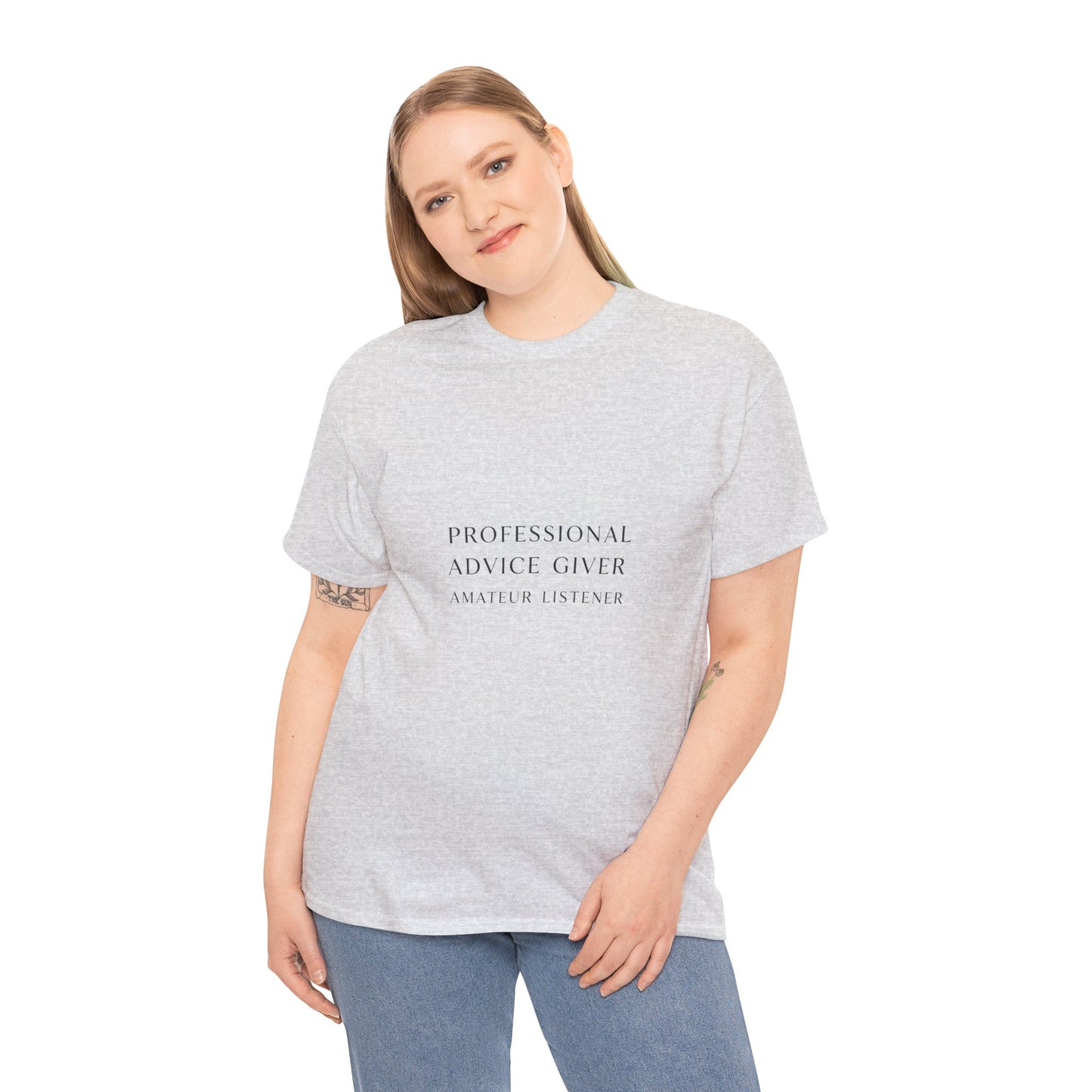 Professional Advice Giver Unisex Heavy Cotton Tee, Gift for Best Friend, Casual Wear, Advice Giver Shirt, Funny Tee, Unique Gift