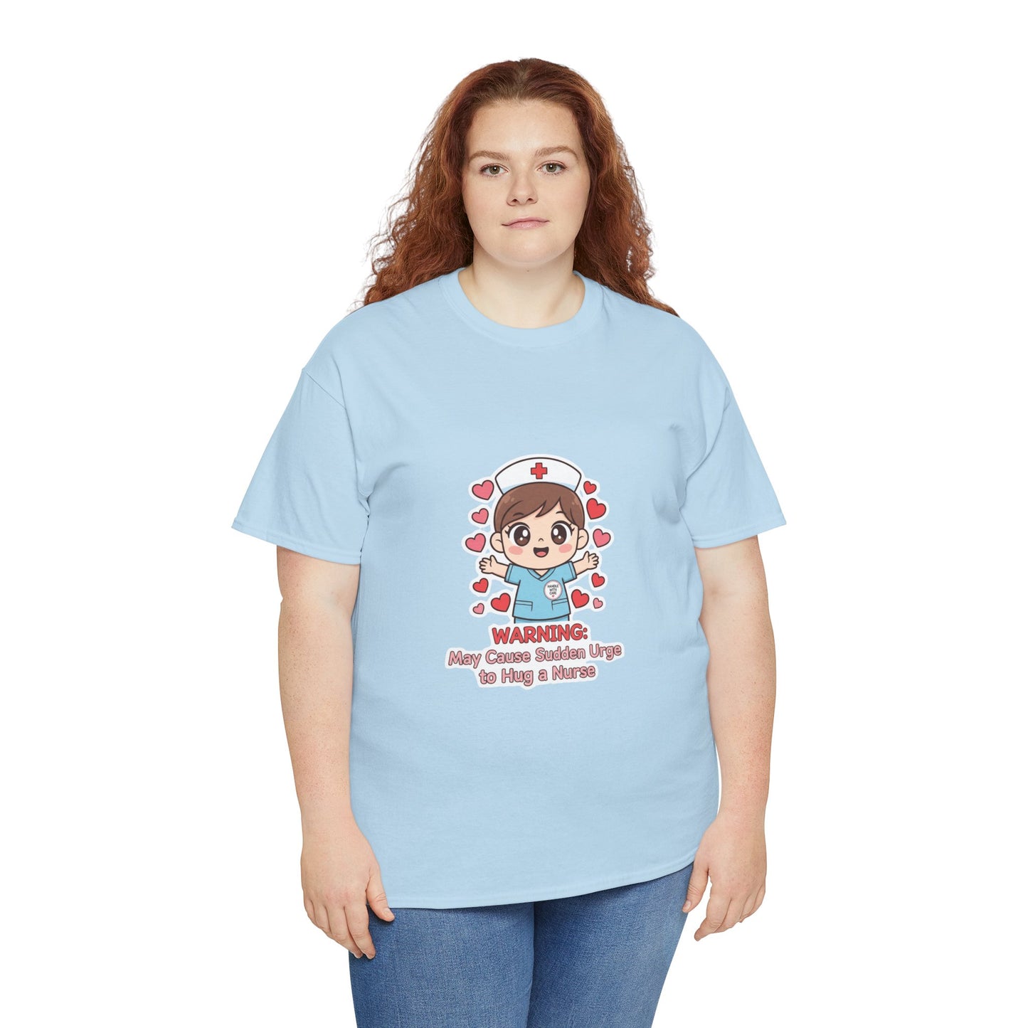Nurse Humor Tee, Unisex Heavy Cotton Tee for Healthcare Workers, Cute Nurse Shirt, Gift for Nurses, Funny Medical Apparel, Casual T-Shirt