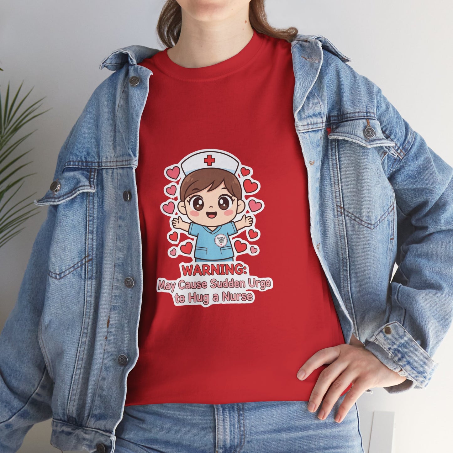 Nurse Humor Tee, Unisex Heavy Cotton Tee for Healthcare Workers, Cute Nurse Shirt, Gift for Nurses, Funny Medical Apparel, Casual T-Shirt