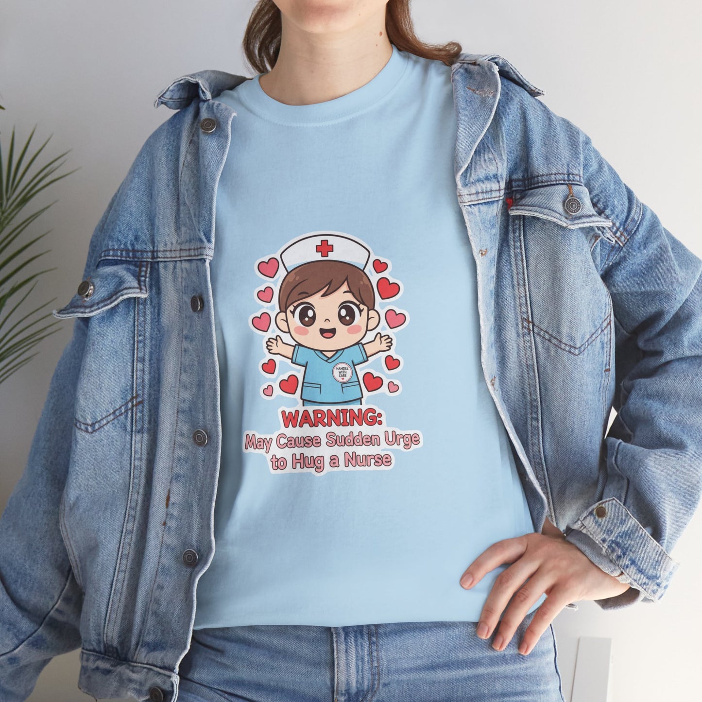 Nurse Humor Tee, Unisex Heavy Cotton Tee for Healthcare Workers, Cute Nurse Shirt, Gift for Nurses, Funny Medical Apparel, Casual T-Shirt