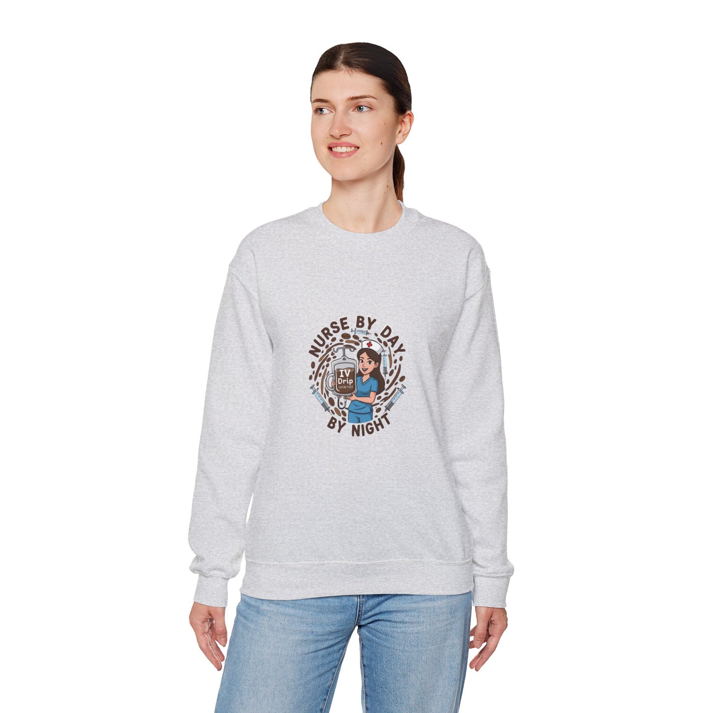 Nurse Crewneck Sweatshirt, Nurse Gift, Medical Apparel, Funny Sweatshirt, Healthcare Worker Gift, Comfortable Pullover