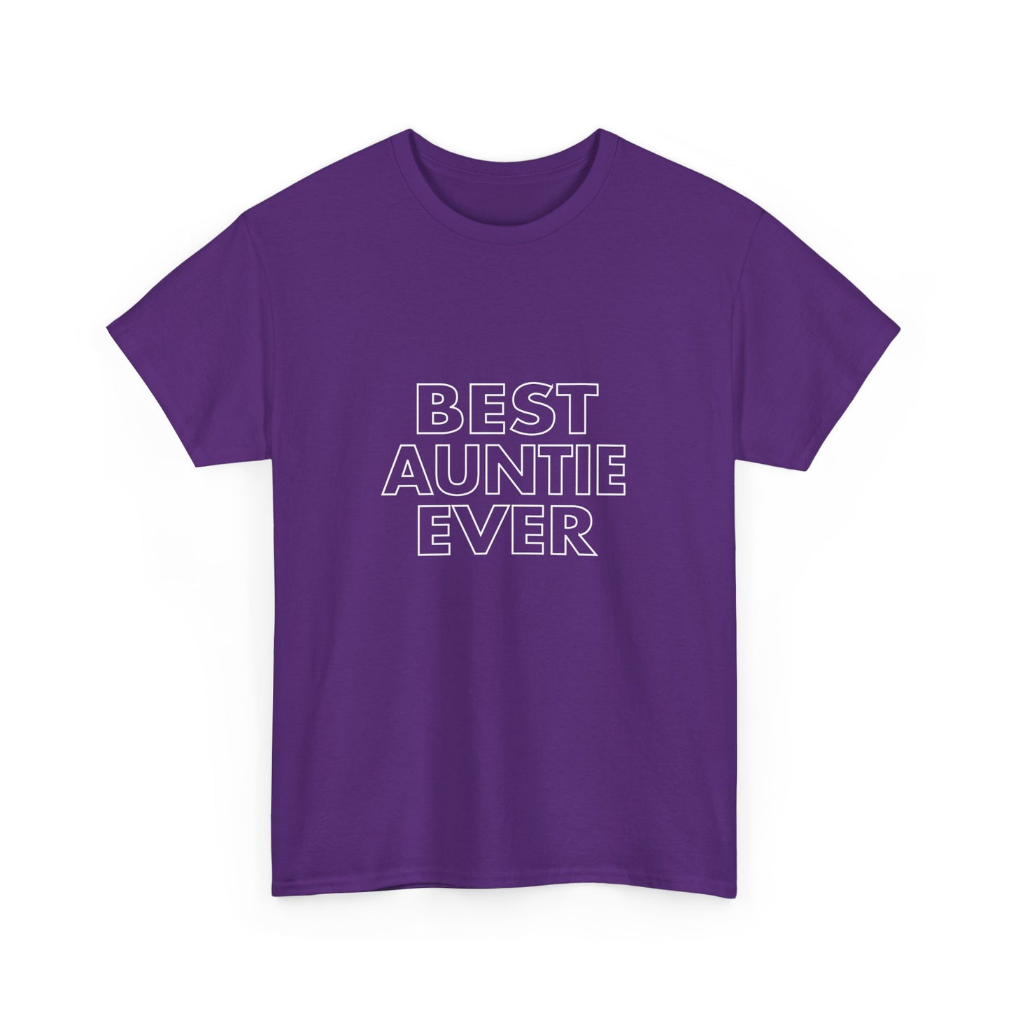 Best Auntie Ever Unisex Cotton Tee, Gift for Aunt, Cute Aunt Shirt, Mother's Day Gift, Family Tee, Everyday Casual Wear