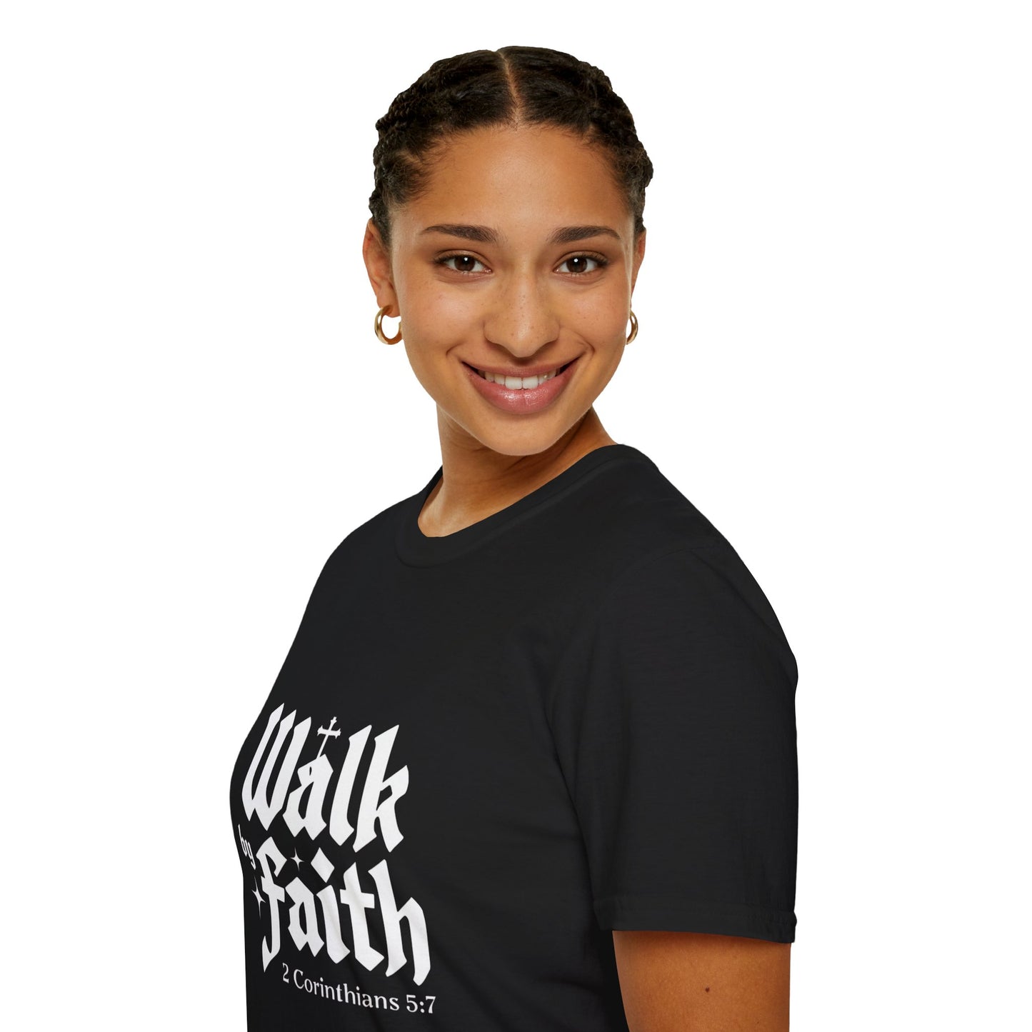 Faith-Inspired Unisex T-Shirt | Walk by Faith, Inspirational Tee, Christian Clothing, Gift for Believers, Casual Faith Wear