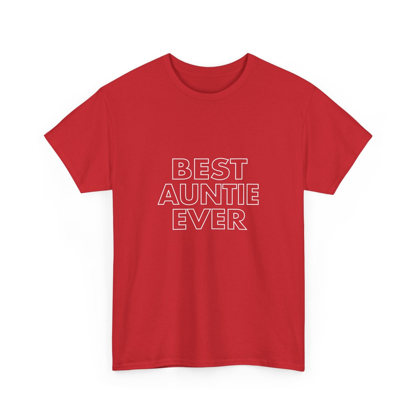 Best Auntie Ever Unisex Cotton Tee, Gift for Aunt, Cute Aunt Shirt, Mother's Day Gift, Family Tee, Everyday Casual Wear