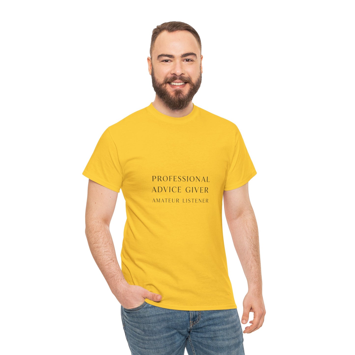 Professional Advice Giver Unisex Heavy Cotton Tee, Gift for Best Friend, Casual Wear, Advice Giver Shirt, Funny Tee, Unique Gift