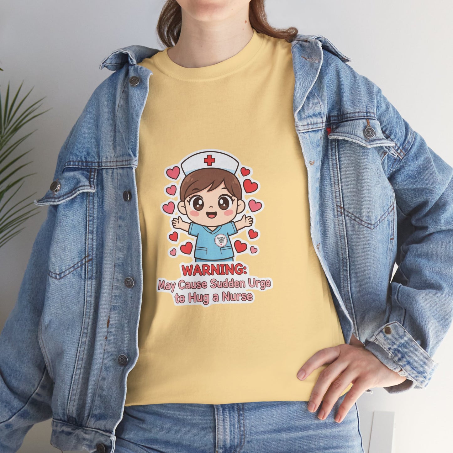 Nurse Humor Tee, Unisex Heavy Cotton Tee for Healthcare Workers, Cute Nurse Shirt, Gift for Nurses, Funny Medical Apparel, Casual T-Shirt