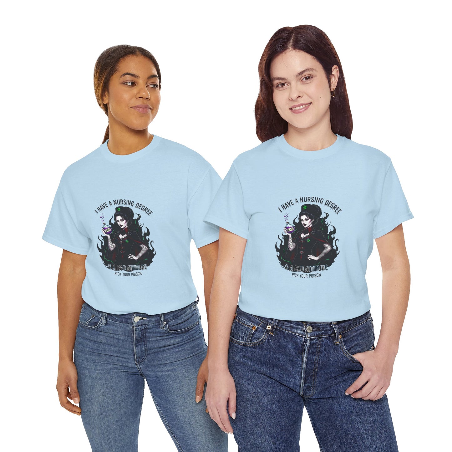 Nursing Humor Tee, Funny Nursing Shirt, Gift for Nurses, Healthcare Apparel, Unisex Cotton T-Shirt