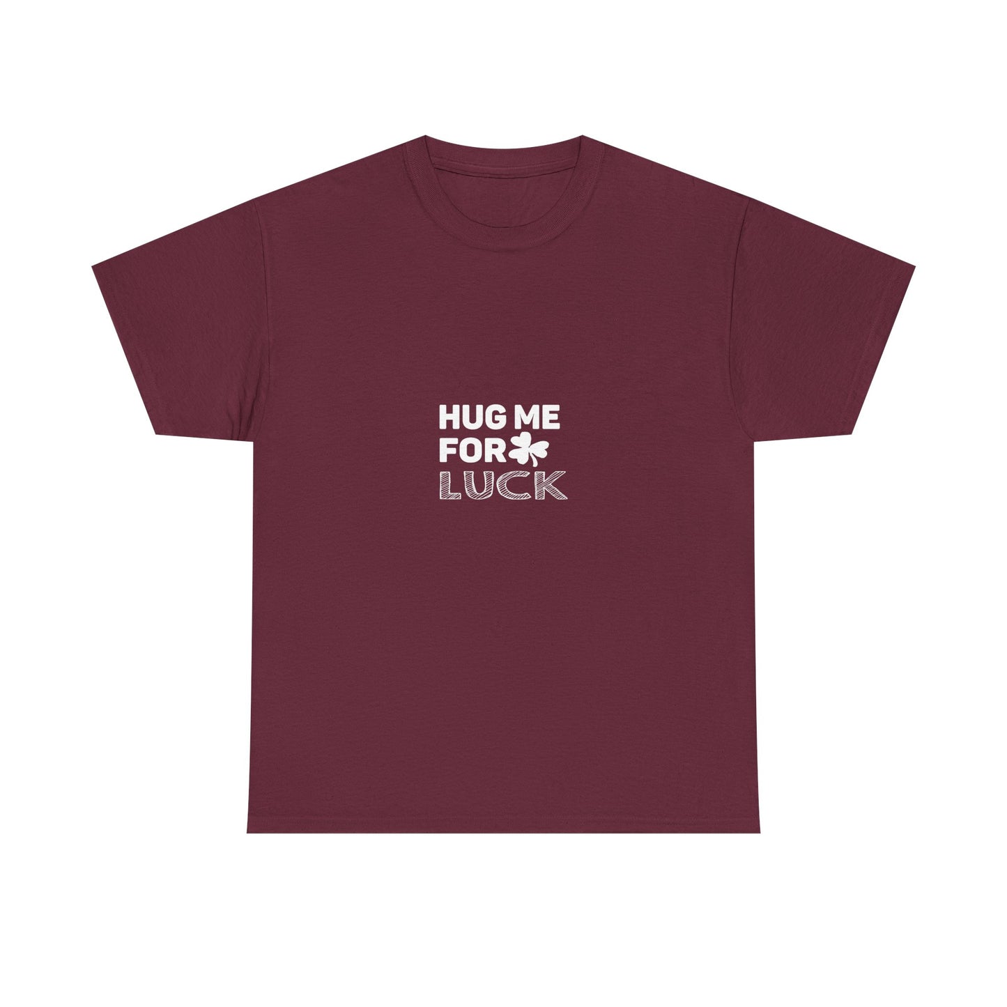 Lucky Hug Unisex Tee, Casual Wear, Gift for Friends, Good Luck Shirt, Birthday Gift, Positive Vibes