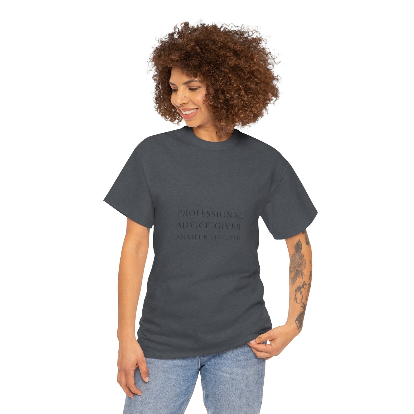 Professional Advice Giver Unisex Heavy Cotton Tee, Gift for Best Friend, Casual Wear, Advice Giver Shirt, Funny Tee, Unique Gift