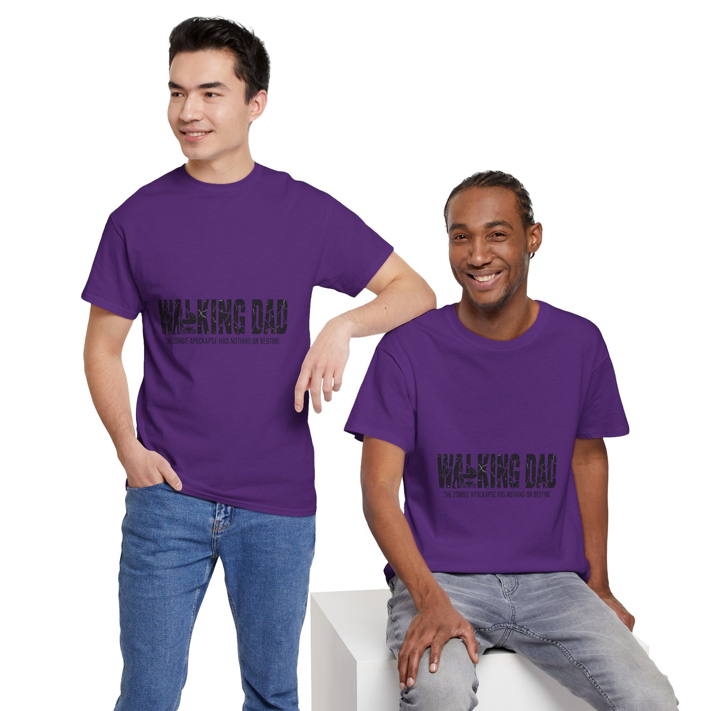 Walking Dead/Dad Funny - Unisex Heavy Cotton Tee for DADs