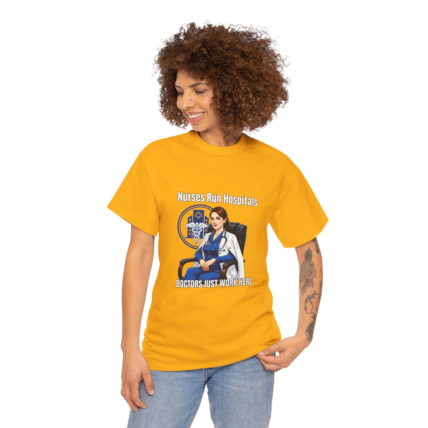 Nurse Appreciation Tee, Unisex Heavy Cotton Tee, Gifts for Nurses, Hospital Staff Shirt, Nurse's Day Celebration Tee, Medical Humor Apparel