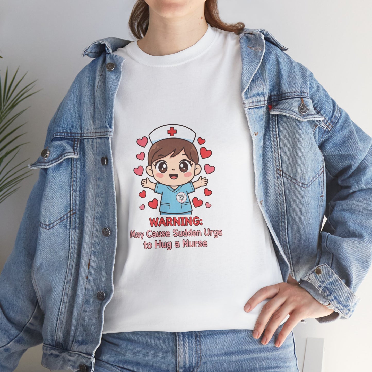 Nurse Humor Tee, Unisex Heavy Cotton Tee for Healthcare Workers, Cute Nurse Shirt, Gift for Nurses, Funny Medical Apparel, Casual T-Shirt
