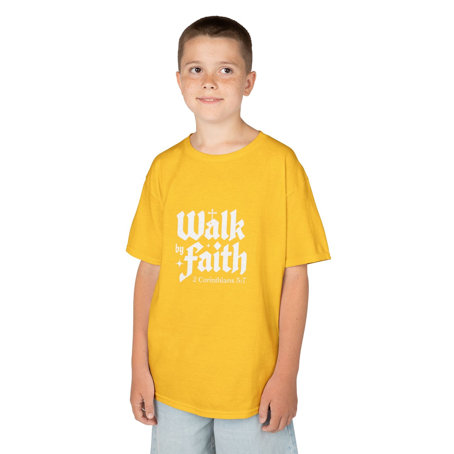 Kids Faith-Inspired Tee, Inspirational Kids Shirt, Religious T-Shirt for Kids, Christian Youth Apparel, Biblical Quote Tee