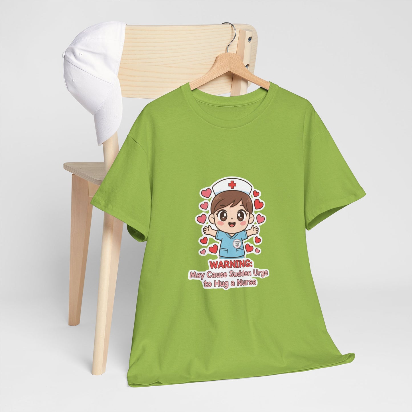 Nurse Humor Tee, Unisex Heavy Cotton Tee for Healthcare Workers, Cute Nurse Shirt, Gift for Nurses, Funny Medical Apparel, Casual T-Shirt