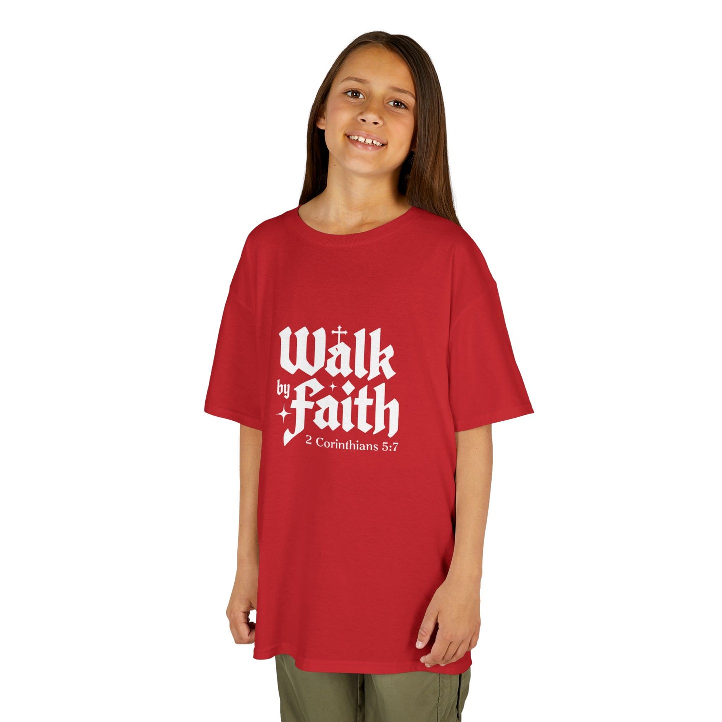 Kids Faith-Inspired Tee, Inspirational Kids Shirt, Religious T-Shirt for Kids, Christian Youth Apparel, Biblical Quote Tee