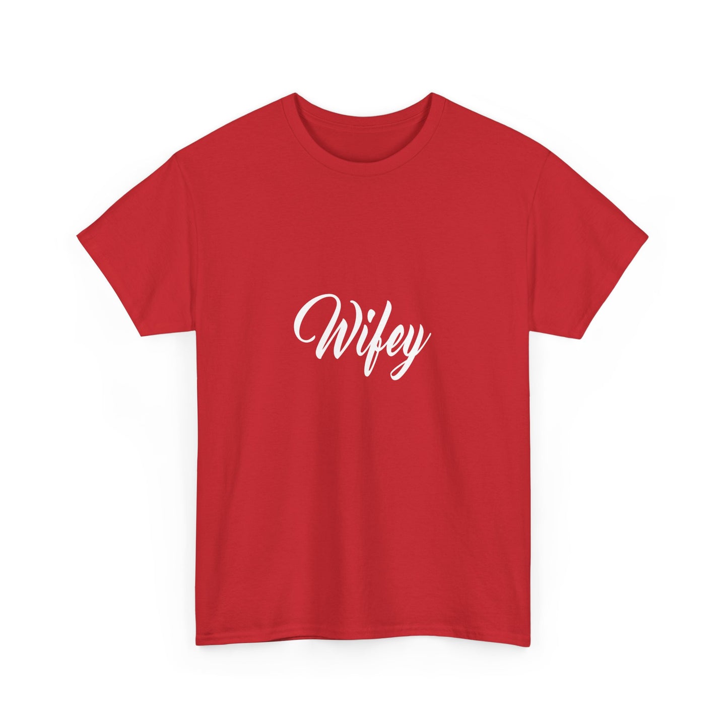 Wifey Unisex Cotton Tee - Cute Girlfriend Gift, Casual Fashion, Valentine's Day, Engagement, Wedding Party Tee