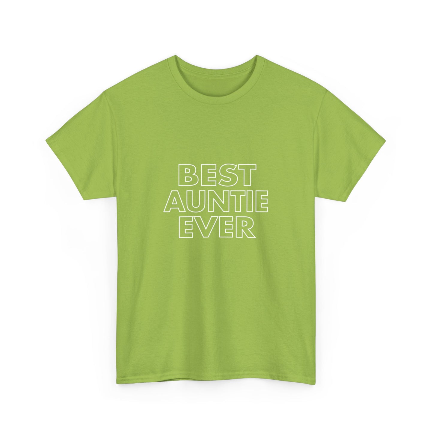 Best Auntie Ever Unisex Cotton Tee, Gift for Aunt, Cute Aunt Shirt, Mother's Day Gift, Family Tee, Everyday Casual Wear