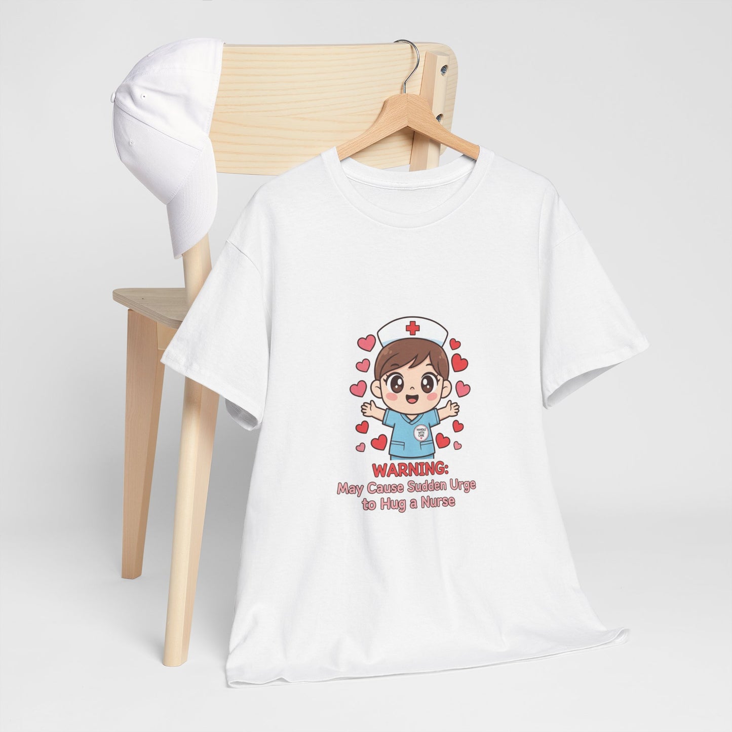 Nurse Humor Tee, Unisex Heavy Cotton Tee for Healthcare Workers, Cute Nurse Shirt, Gift for Nurses, Funny Medical Apparel, Casual T-Shirt