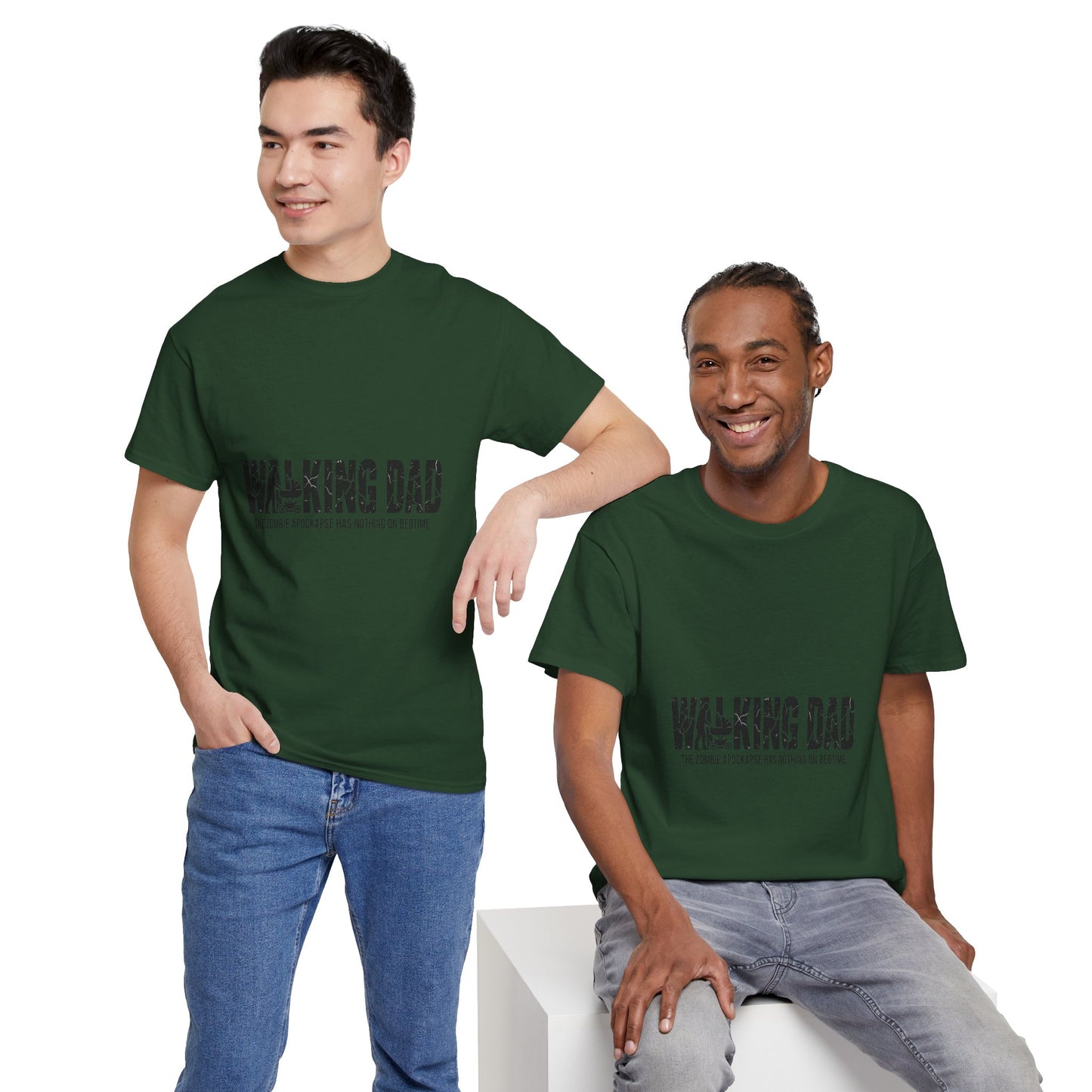 Walking Dead/Dad Funny - Unisex Heavy Cotton Tee for DADs