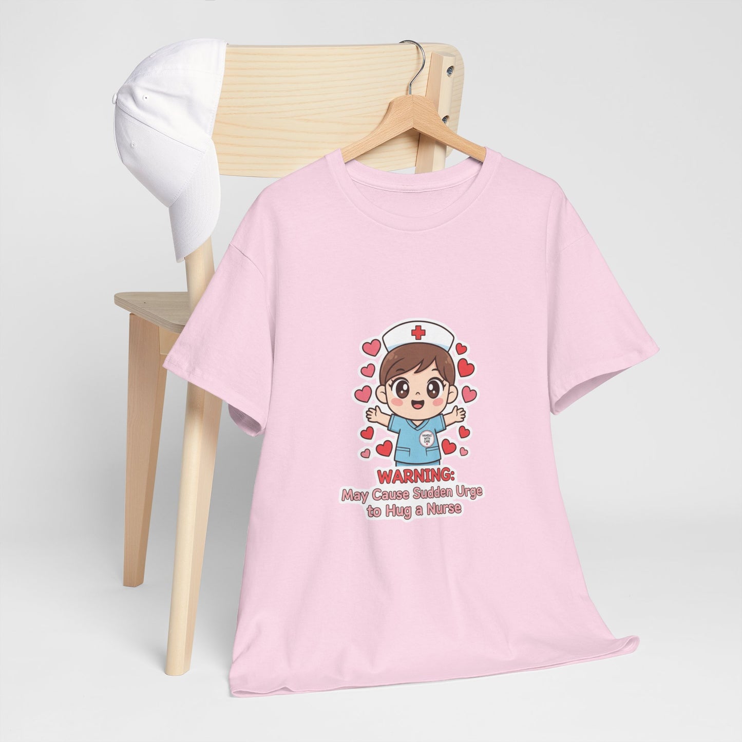 Nurse Humor Tee, Unisex Heavy Cotton Tee for Healthcare Workers, Cute Nurse Shirt, Gift for Nurses, Funny Medical Apparel, Casual T-Shirt