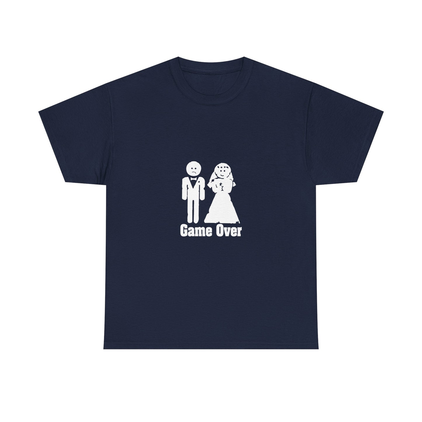 Game Over Wedding T-Shirt | Funny Bride & Groom Tee | Perfect for Couples, Engagement Party, Wedding Gifts, Anniversary
