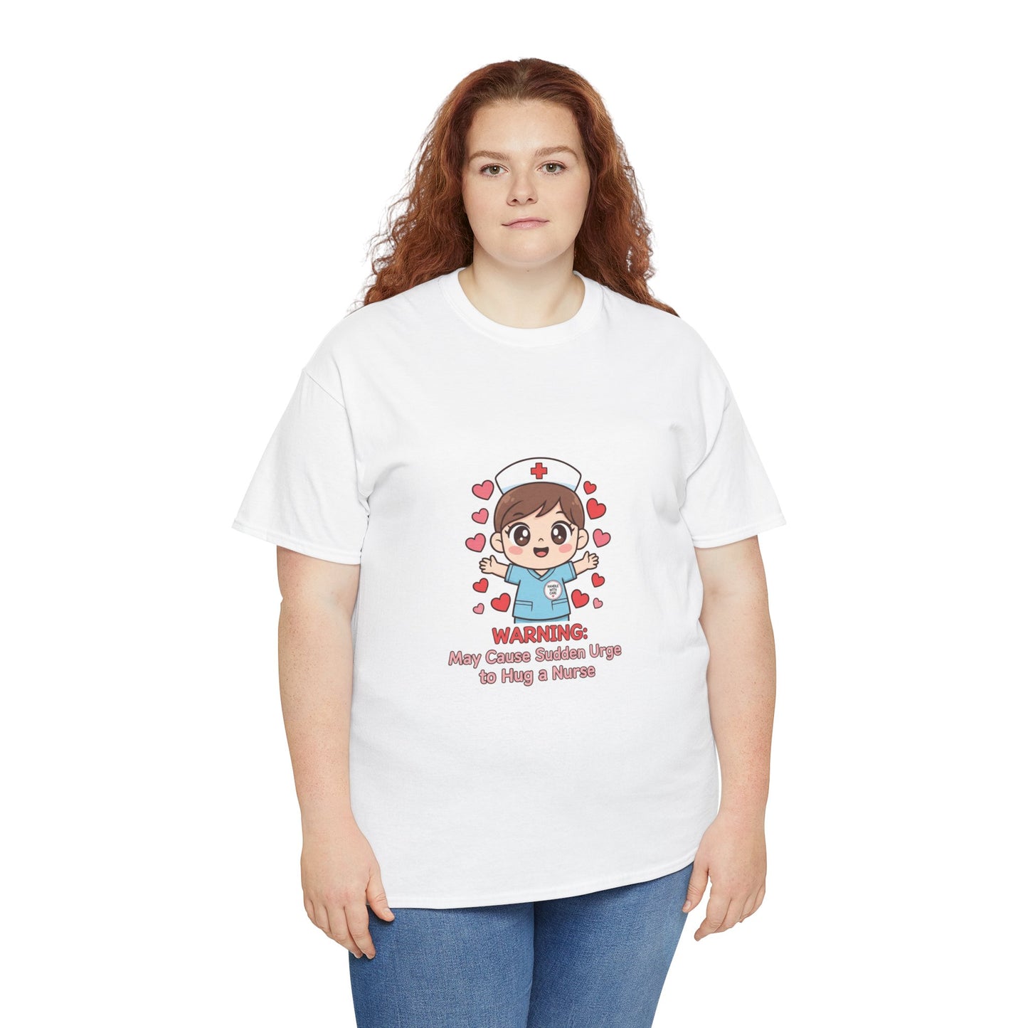 Nurse Humor Tee, Unisex Heavy Cotton Tee for Healthcare Workers, Cute Nurse Shirt, Gift for Nurses, Funny Medical Apparel, Casual T-Shirt