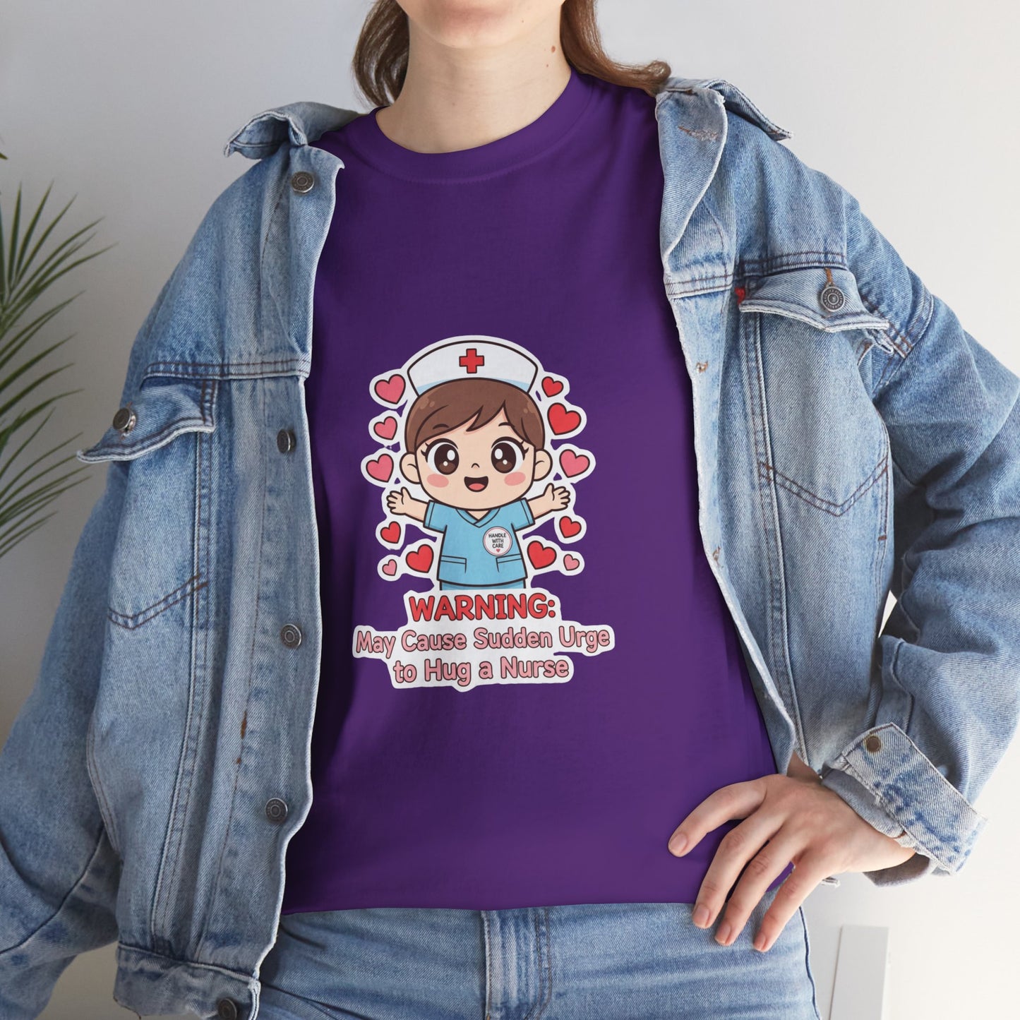 Nurse Humor Tee, Unisex Heavy Cotton Tee for Healthcare Workers, Cute Nurse Shirt, Gift for Nurses, Funny Medical Apparel, Casual T-Shirt