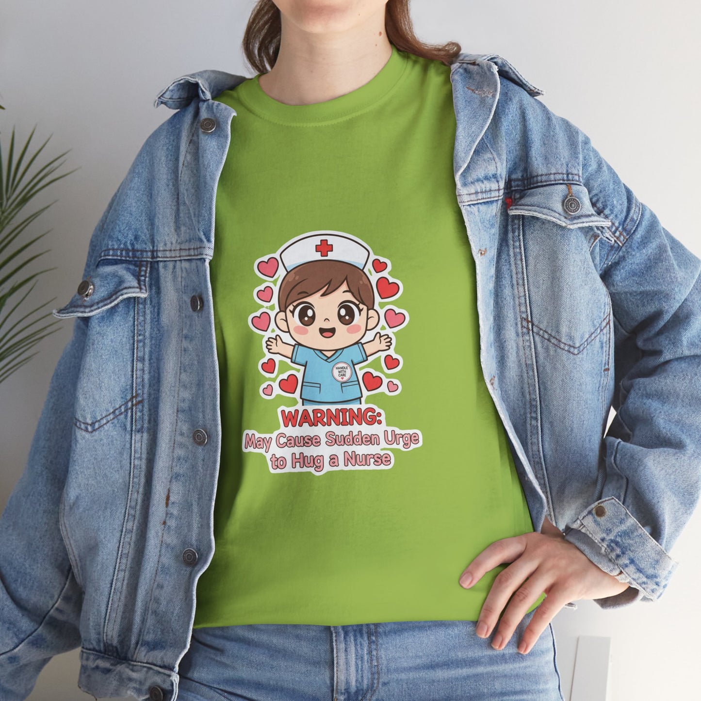 Nurse Humor Tee, Unisex Heavy Cotton Tee for Healthcare Workers, Cute Nurse Shirt, Gift for Nurses, Funny Medical Apparel, Casual T-Shirt
