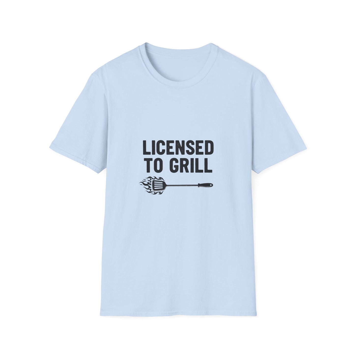 Licensed to Grill Unisex T-Shirt | Funny BBQ Apparel, Grilling Gift, Summer Cookout Top, Foodie Shirt, Outdoor Party Wear