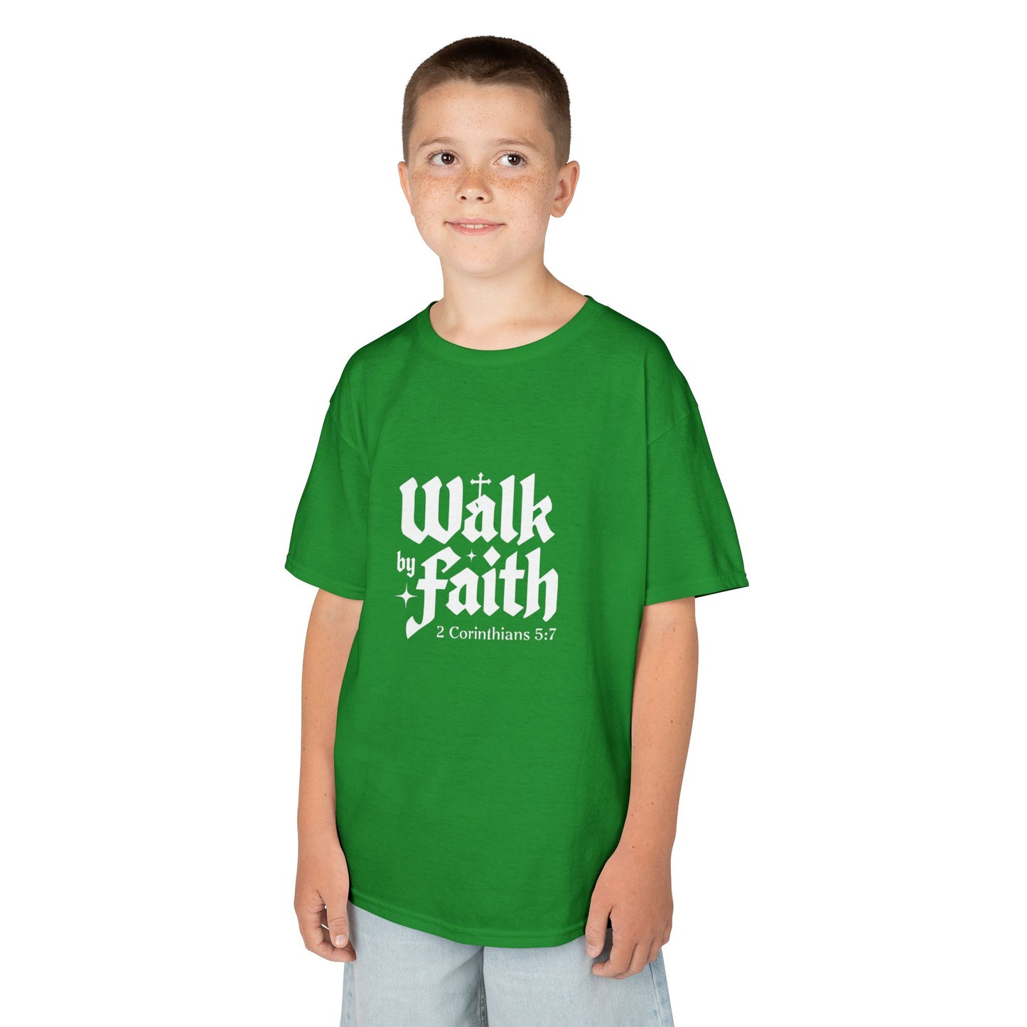 Kids Faith-Inspired Tee, Inspirational Kids Shirt, Religious T-Shirt for Kids, Christian Youth Apparel, Biblical Quote Tee