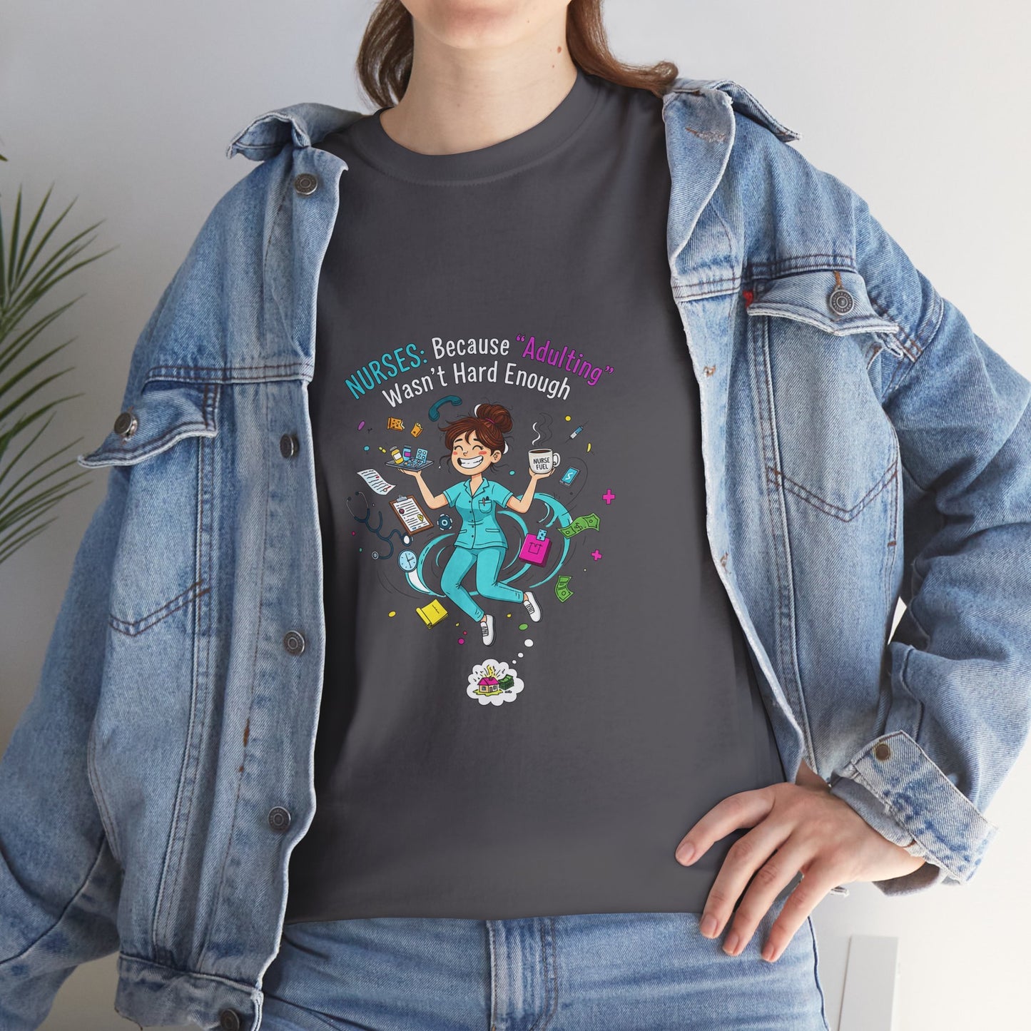 Fun Adventure T-Shirt, Unisex Heavy Cotton Tee for Outdoor Lovers, Gift for Travelers, Casual Wear, Adventure Seekers