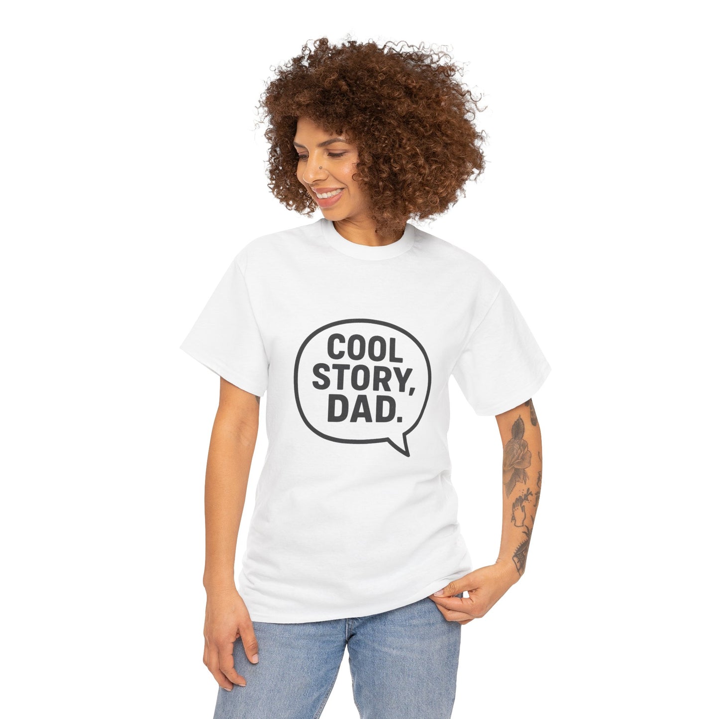 Cool Story Dad Tee | Father's Day Gift, Dad Humor Shirt, Unisex Statement Tee, Casual Gift for Him, Funny Graphic Tee