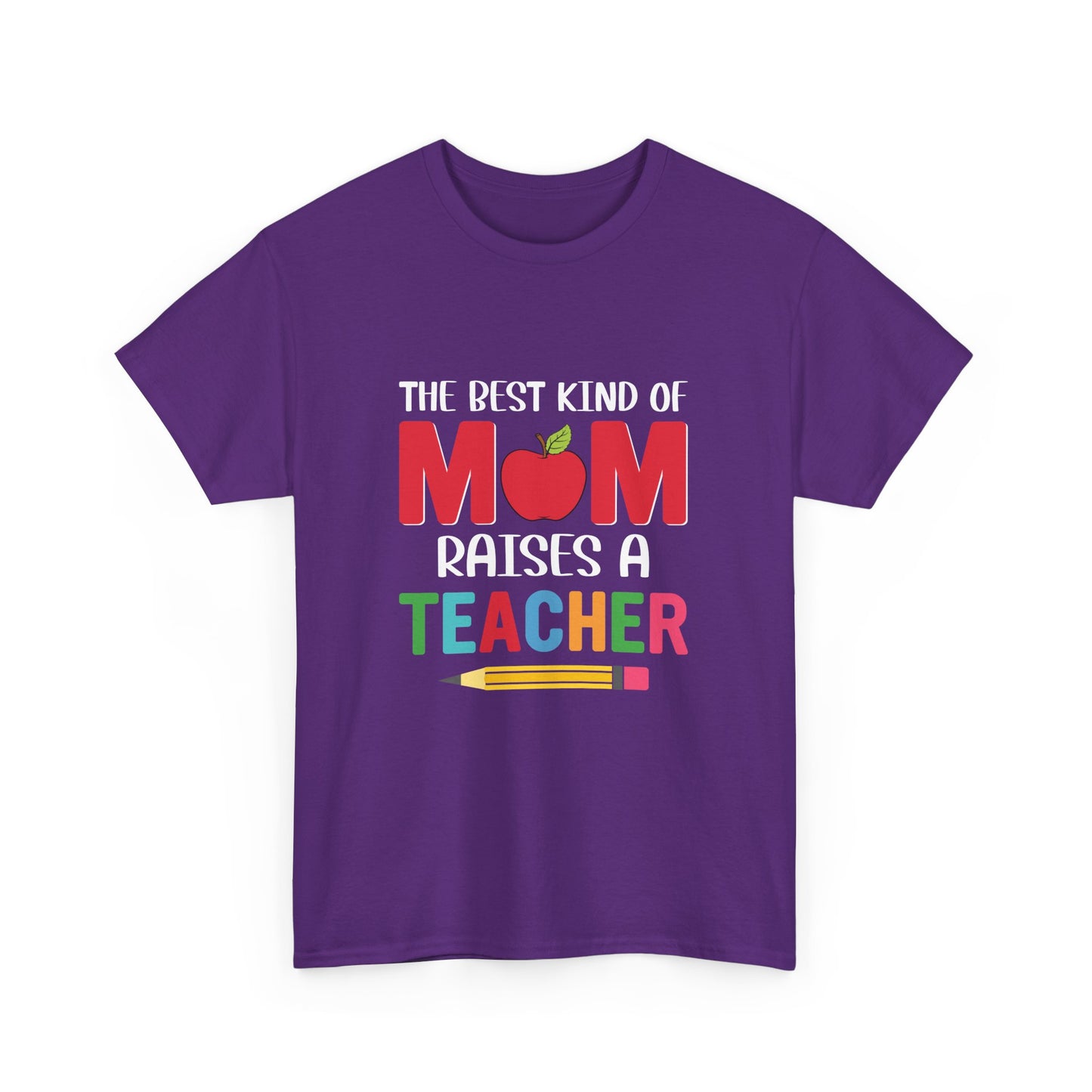 Mom Teacher Tee - Unisex Heavy Cotton, Gift for Teachers, Back to School Shirt, Funny Mom Shirt, Cute Teacher Apparel