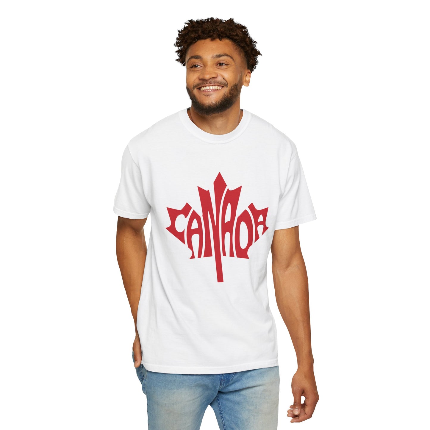 Canada Graphic T-Shirt, Unisex Tee, Garment-Dyed Style, Casual Wear, Summer Essentials, Canadian Pride, Unique Gift Idea