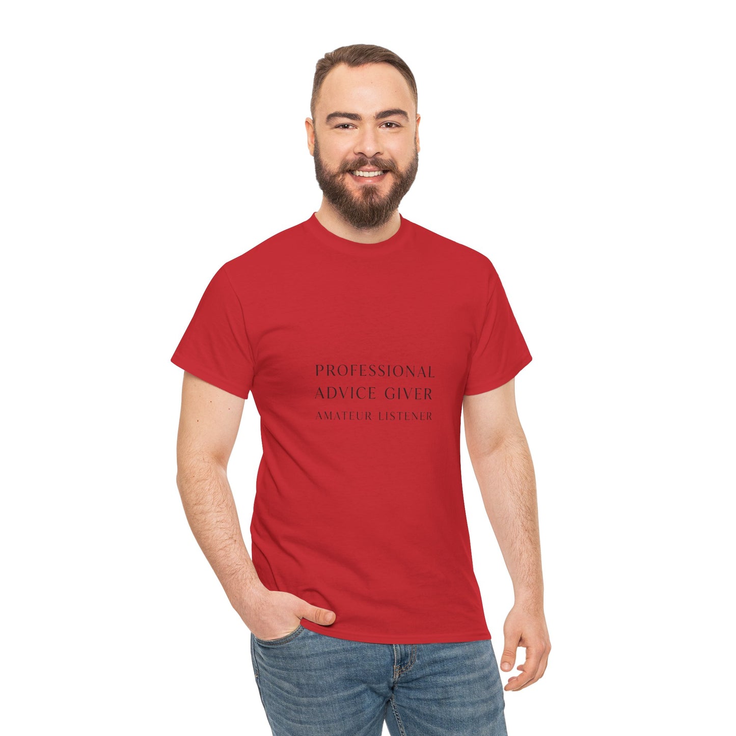 Professional Advice Giver Unisex Heavy Cotton Tee, Gift for Best Friend, Casual Wear, Advice Giver Shirt, Funny Tee, Unique Gift