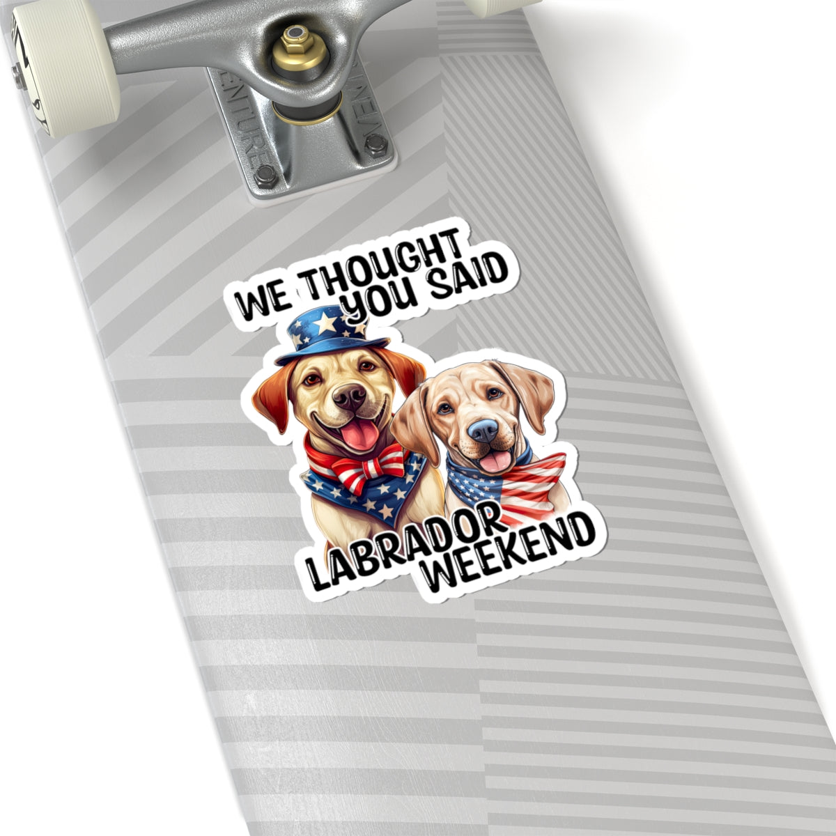 Fun Labrador Weekend Stickers, Cute Dog Stickers, Pet Lovers Gift, Laptop Decor, Memorial Day Stickers, Adventure Sticker