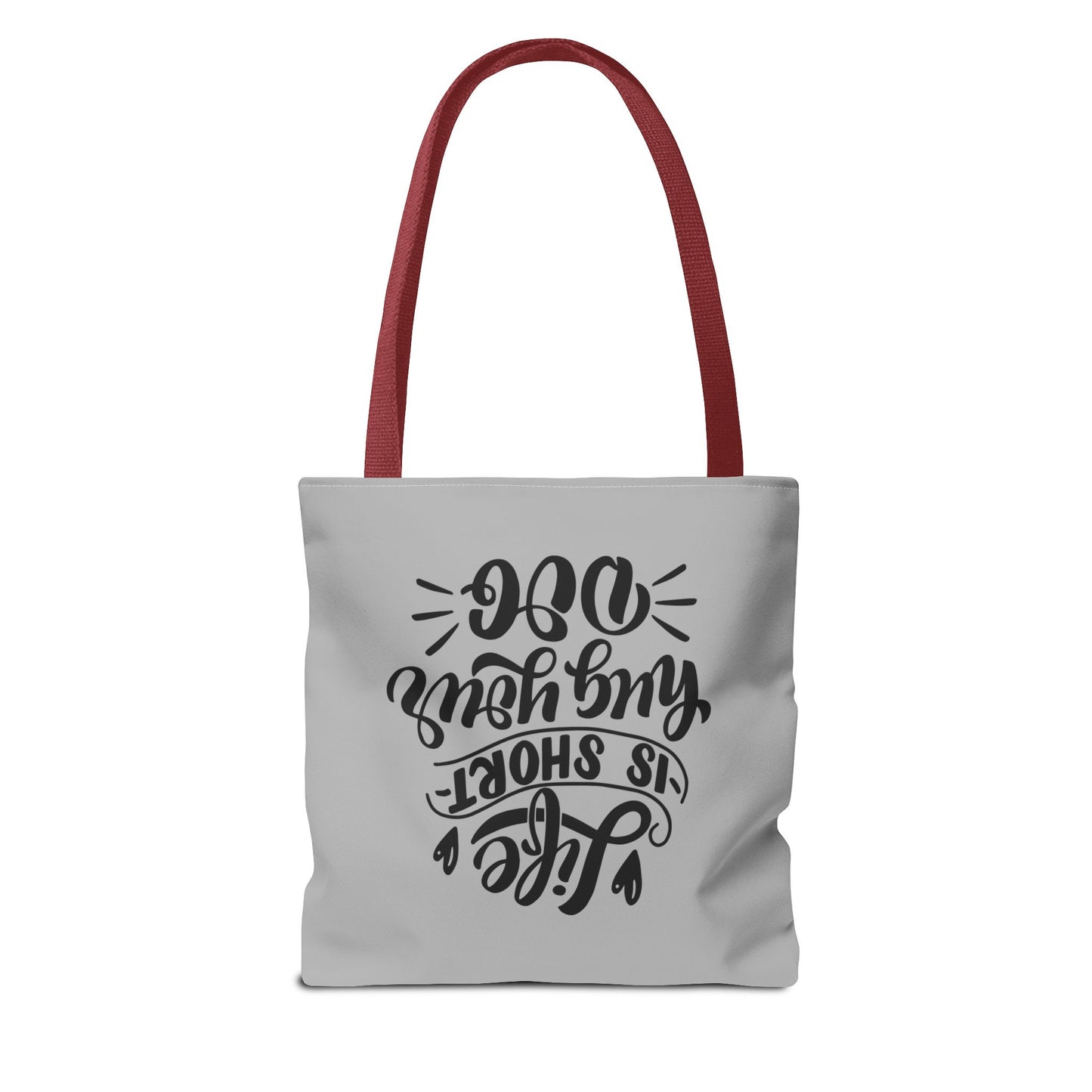 Cute Dog Lover Tote Bag - Life is Short, Hug Your Dog | Pet Owner Gift, Dog Mom Tote, Inspirational Eco-Friendly Bag