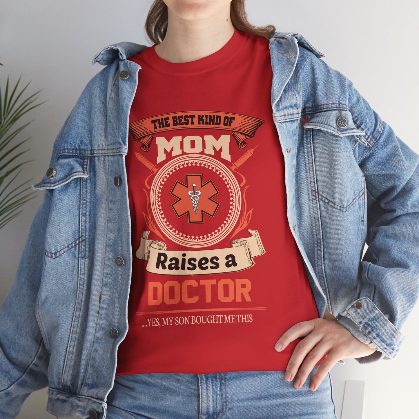 Mom & Son Doctor Tee | Funny Gift for Mother's Day, Medical Profession Shirt, Unisex Graphic Tee, Healthcare Apparel, Doctor Mom Shirt