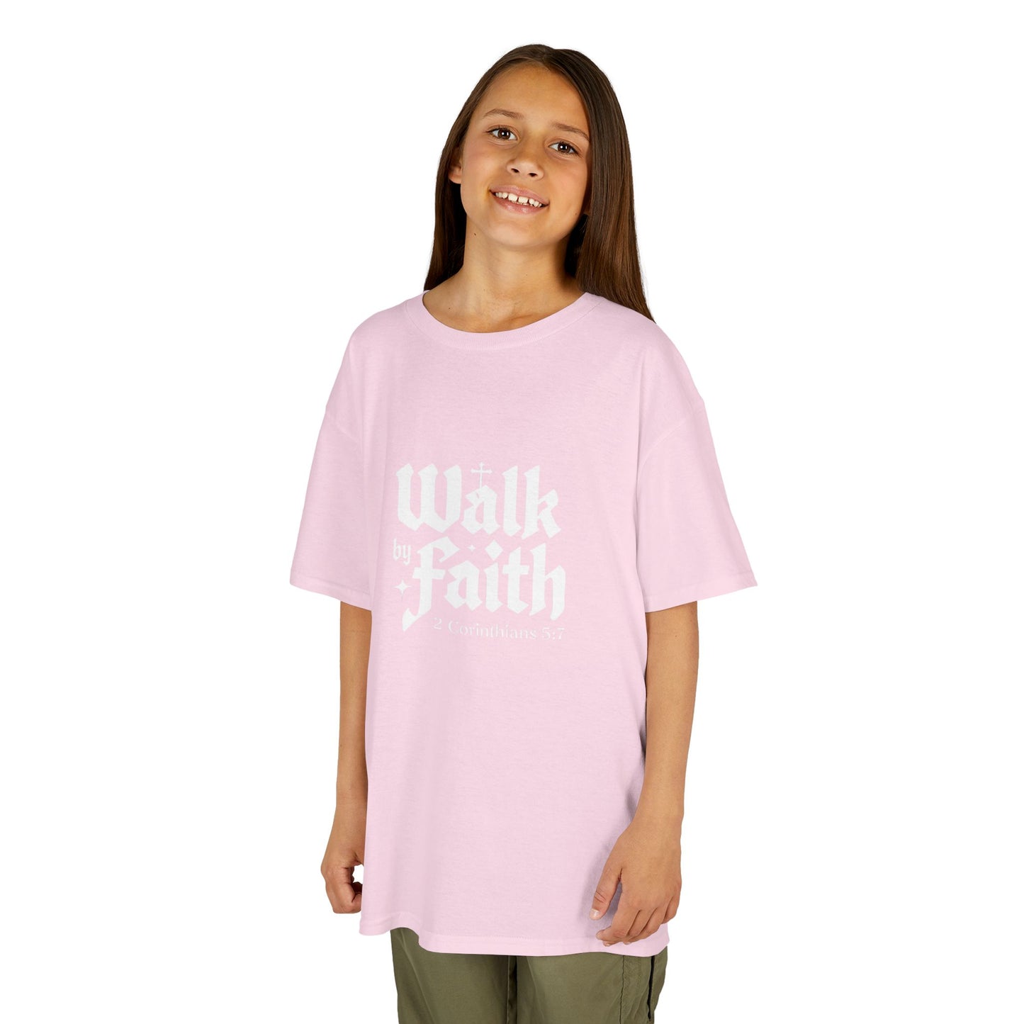 Kids Faith-Inspired Tee, Inspirational Kids Shirt, Religious T-Shirt for Kids, Christian Youth Apparel, Biblical Quote Tee
