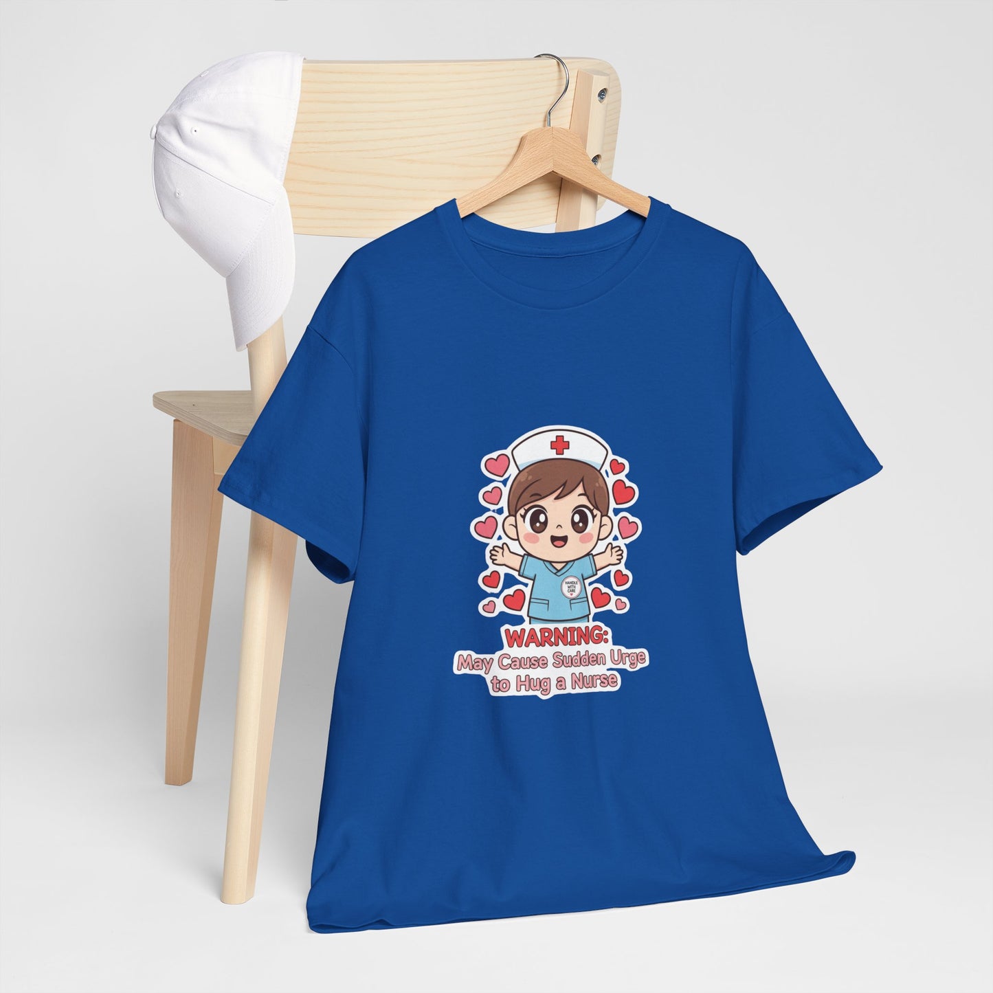 Nurse Humor Tee, Unisex Heavy Cotton Tee for Healthcare Workers, Cute Nurse Shirt, Gift for Nurses, Funny Medical Apparel, Casual T-Shirt