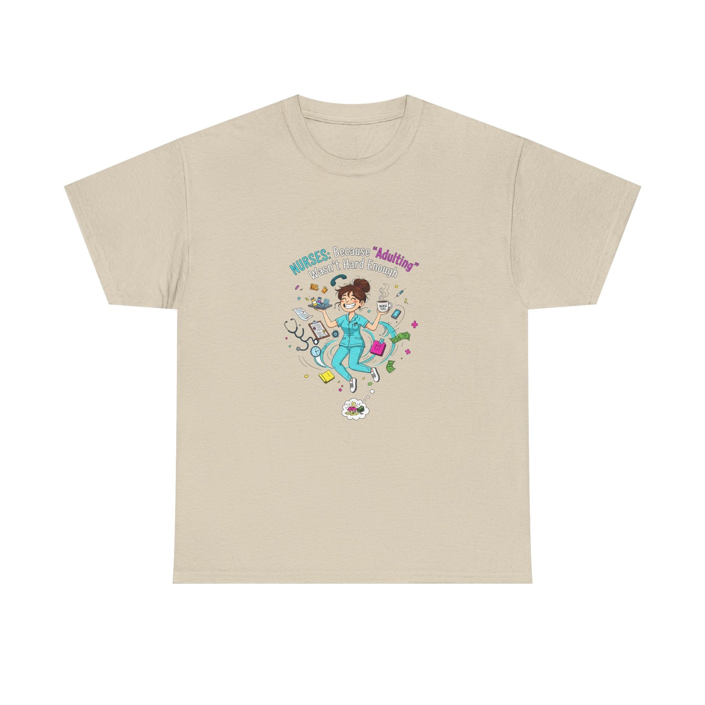 Fun Adventure T-Shirt, Unisex Heavy Cotton Tee for Outdoor Lovers, Gift for Travelers, Casual Wear, Adventure Seekers