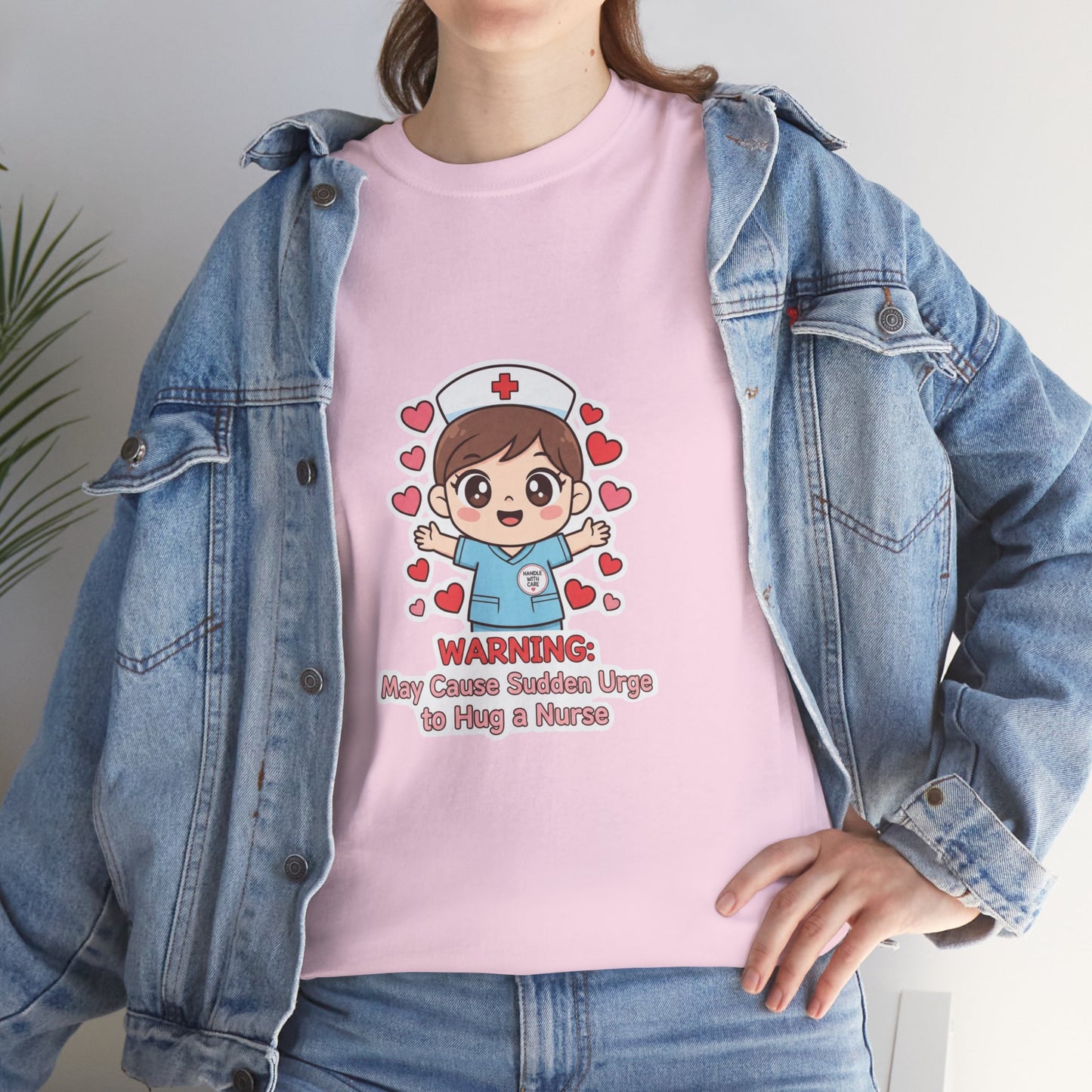Nurse Humor Tee, Unisex Heavy Cotton Tee for Healthcare Workers, Cute Nurse Shirt, Gift for Nurses, Funny Medical Apparel, Casual T-Shirt