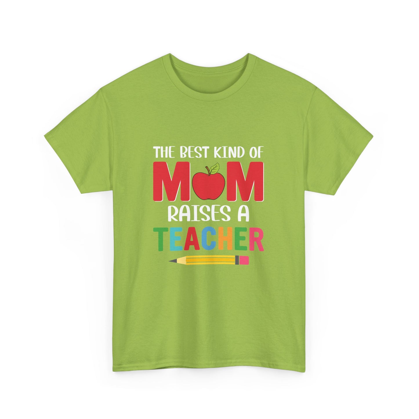 Mom Teacher Tee - Unisex Heavy Cotton, Gift for Teachers, Back to School Shirt, Funny Mom Shirt, Cute Teacher Apparel