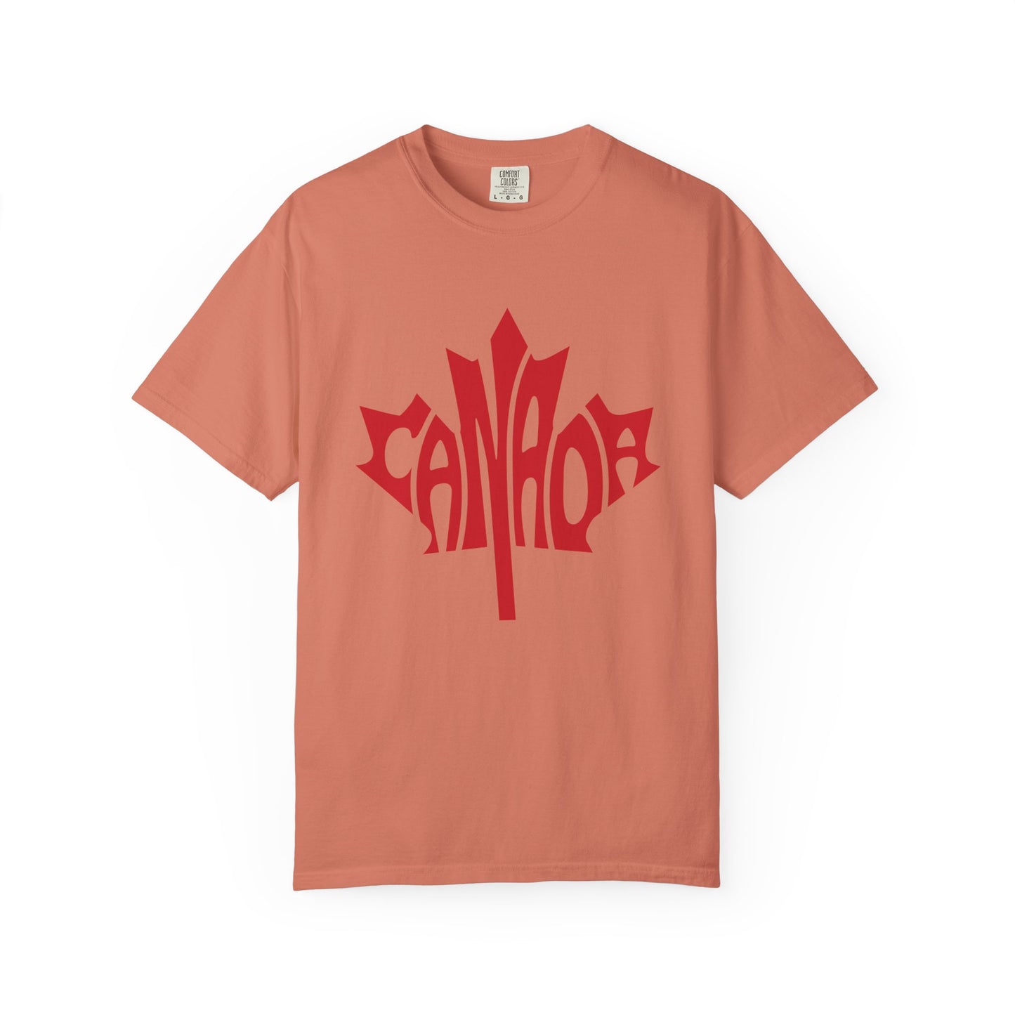 Canada Graphic T-Shirt, Unisex Tee, Garment-Dyed Style, Casual Wear, Summer Essentials, Canadian Pride, Unique Gift Idea
