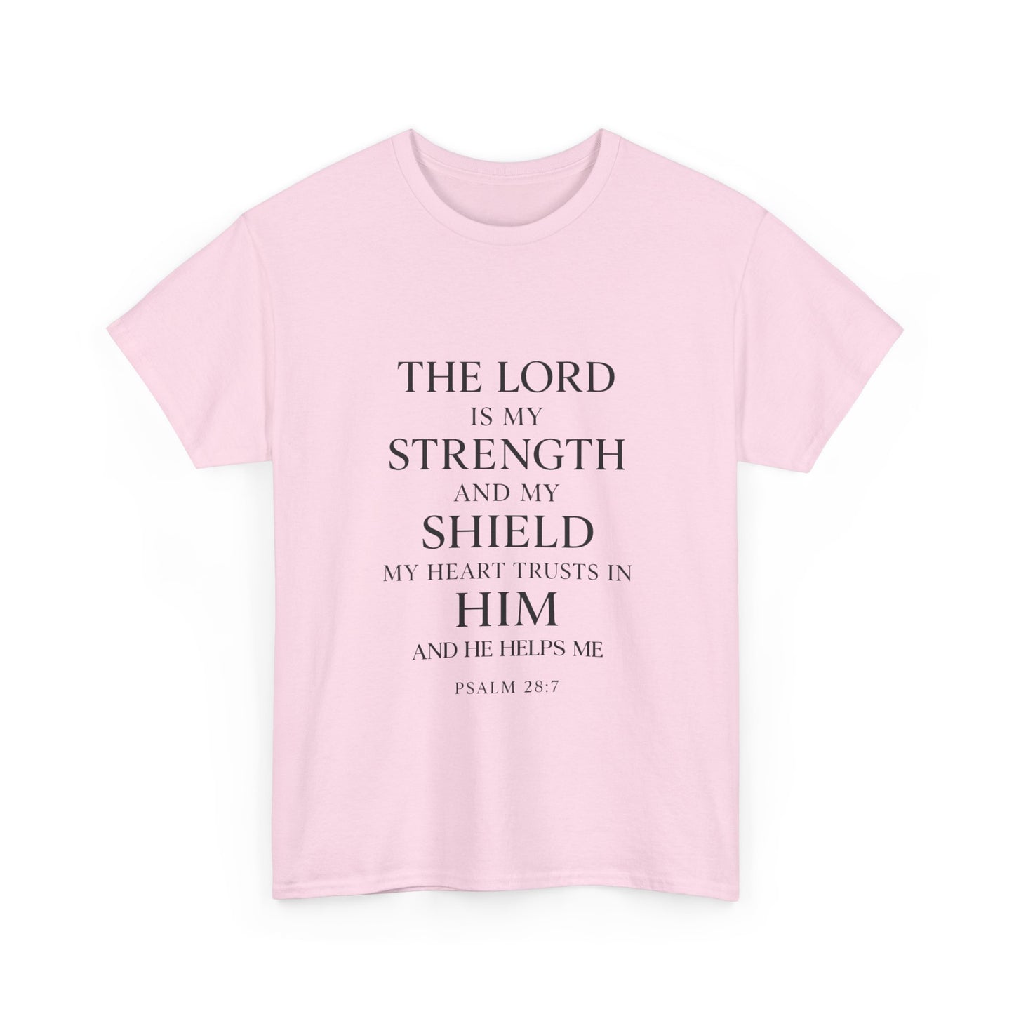 Inspirational Christian Unisex Heavy Cotton Tee | Faith Shirt, Bible Verse Tee, Spiritual Apparel, Everyday Wear, Gift for Believers