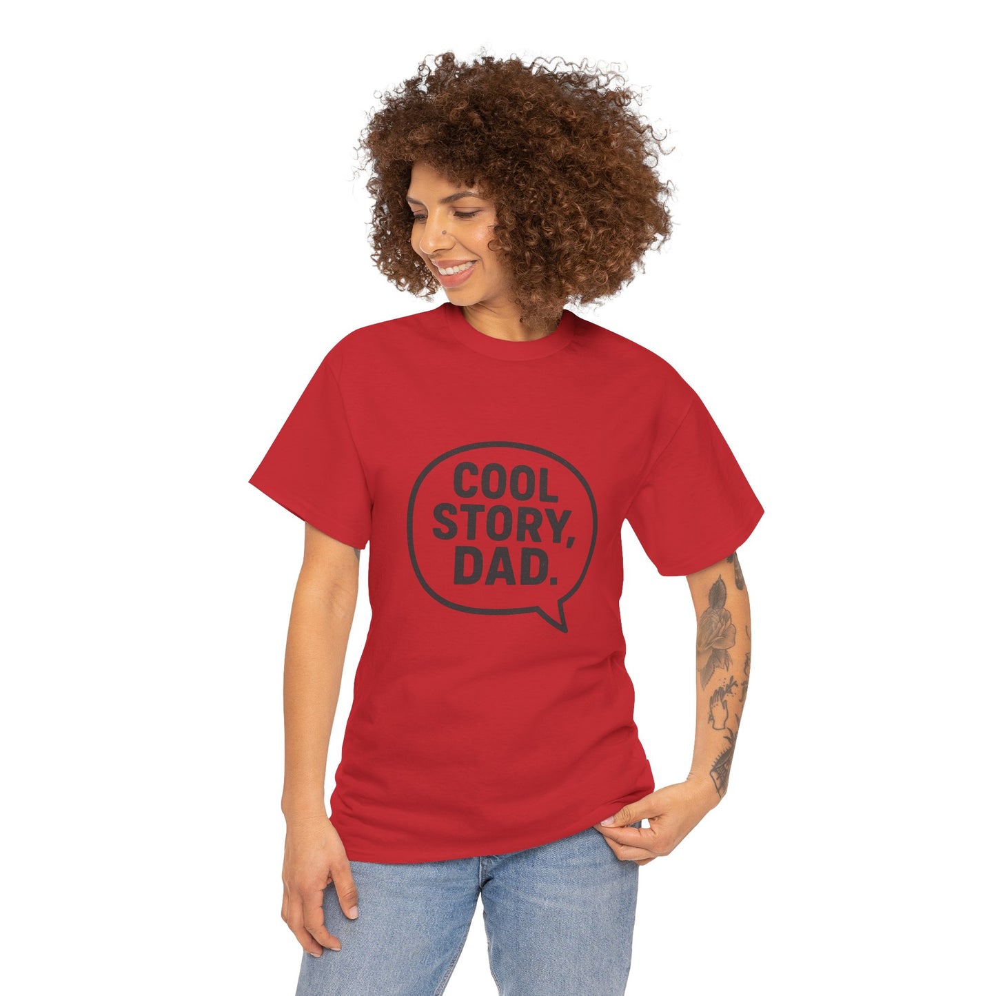 Cool Story Dad Tee | Father's Day Gift, Dad Humor Shirt, Unisex Statement Tee, Casual Gift for Him, Funny Graphic Tee